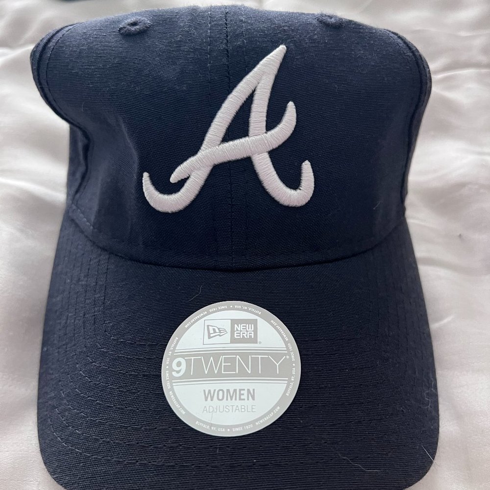 Two Brand New Atlanta Braves Women's Adjustable Hats